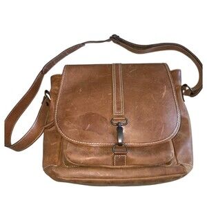 Handmade Leather Satchel NOVICA Artisan  Shoulder Bag Mexico Brown Hinojosa 11.5